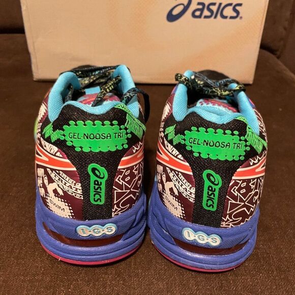 Rare New w/tags Asics GEL Noosa Tri 9 Black Multicolor Womens 9 US Medium - Picture 5 of 12